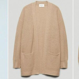 Aritzia Wilfred Unwind Cardigan - Camel